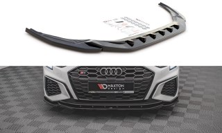 Splitter Przedni v.4 Audi S3 / A3 S-Line 8Y - Gloss Black