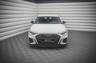 Splitter Przedni v.4 Audi S3 / A3 S-Line 8Y - Gloss Black