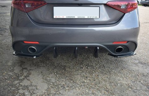 Splittery Tylne Boczne Alfa Romeo GIULIA VELOCE - Gloss Black