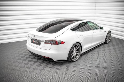 Dokładka Tesla Model S Facelift Tył Gloss Black