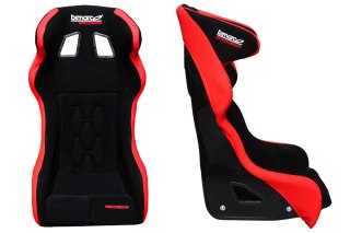 Fotel Sportowy Bimarco Hamer PRO Welur Red-Black FIA