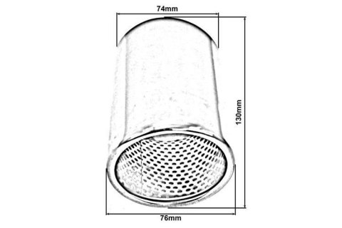 Końcówka tłumika 76mm wejście 76mm Audi Q5