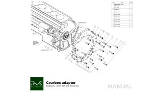 Adapter Ford Barra - Manual / automat DCT 8HP BMW