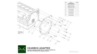 Adapter Honda K K20 K24 - BMW DCT DKG GS7D36SG / N54 GS6-53BZ