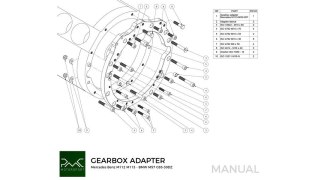 Adapter Mercedes-Benz V6 M112 V8 M113 - Manual BMW (M50-M57)