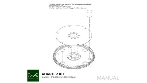 Adapter skrzyni biegów BMW E34 V8 530i 540i - BMW ZF 8HP 8HP70 8HP50