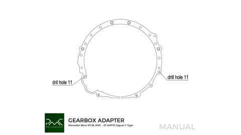 [Archiwalny] Adapter Mercedes-Benz V8 M156 - Jaguar Diesel ZF 8HP 8HP70