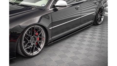 Dokładka Audi S8 D3 Progi Gloss Black