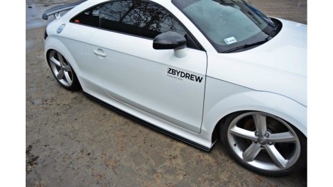 Dokładka Audi TT 8J RS Progi Gloss Black