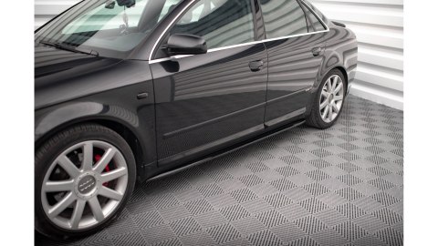 Dokładka Audi A4 B6 Progi v.1 Gloss Black