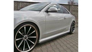 Dokładka Audi RS5 8T Progi Gloss Black