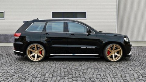 Dokładka Jeep Grand Cherokee WK2 Summit Facelift Progi Gloss Black