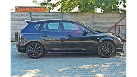 Dokładka Mazda 3 I MPS Progi Gloss Black