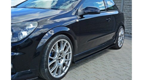 Dokładka Opel Astra H (OPC VXR) Progi Gloss Black