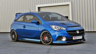 Dokładka Opel Corsa E OPC VXR Progi Gloss Black