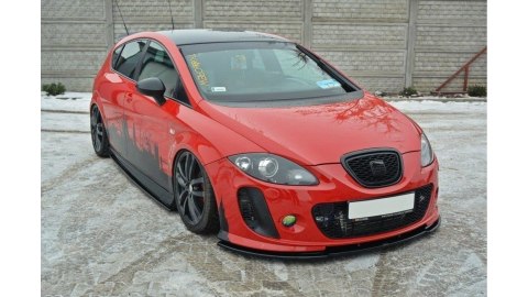 Dokładka Seat Leon II MS Design Progi Gloss Black