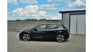 Dokładka Seat Leon III Cupra FR Progi Gloss Black