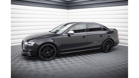 Dokładka Audi A4 B8 Progi v.1 Gloss Black