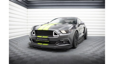 Splitter Ford Mustang VI GT przód Gloss Black