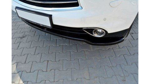 Splitter Infiniti QX70 przód v.1 Gloss Black