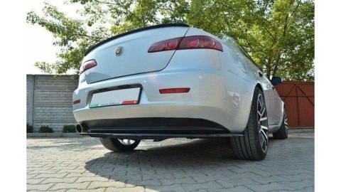 Splitter Alfa Romeo 159 Tył Środkowy Bez Dyfuzora Gloss Black