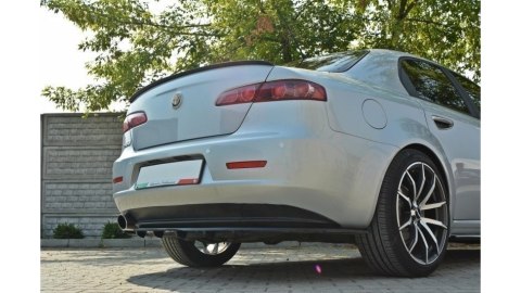 Splitter Alfa Romeo 159 Tył Środkowy with vertical bars Gloss Black