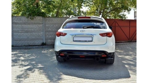 Splitter Infiniti QX70 Tył Środkowy Gloss Black