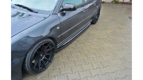 Dokładka Audi S4 B5 Progi Gloss Black