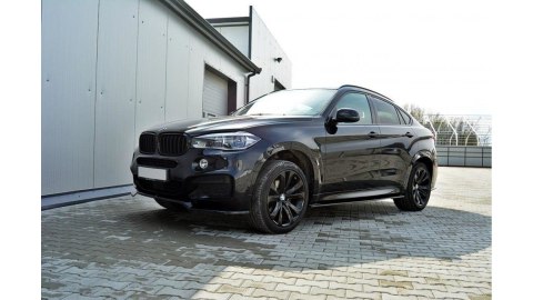 Dokładka BMW X6 F16 M-Pack Progi Gloss Black