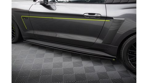 Dokładka Ford Mustang VI GT Progi Gloss Black