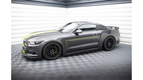 Dokładka Ford Mustang VI GT Progi Gloss Black