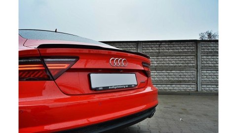 Przedłużenie Spoilera Audi A7 C7 Facelift S-Line Gloss Black