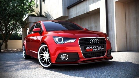 Splitter Audi A1 8X przód Gloss Black