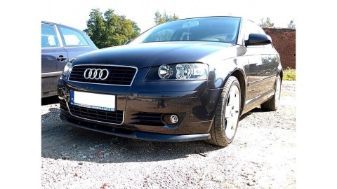 Splitter Audi A3 8P przód Gloss Black