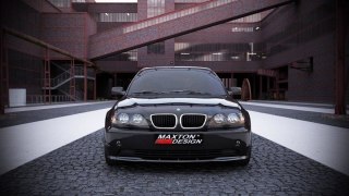 Splitter BMW 3 E46 Facelift przód Gloss Black