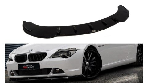 Splitter BMW 6 E63 E64 przód v.1 Gloss Black