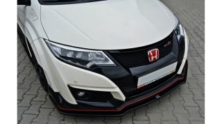 Splitter Honda Civic IX Type-R przód v.1 Gloss Black