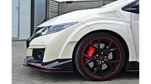 Splitter Honda Civic IX Type-R przód v.1 Gloss Black