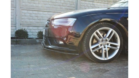 Splitter Audi A4 B8 Facelift przód v.1 Gloss Black