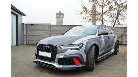 Splitter Audi RS6 C7 przód v.1 Gloss Black