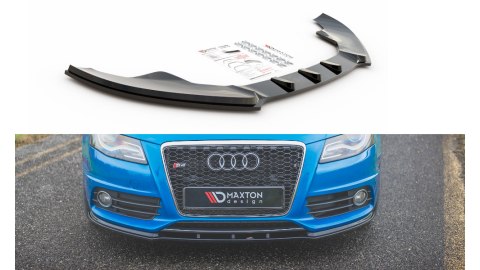 Splitter Audi A4 B8 S-Line przód v.1 Gloss Black