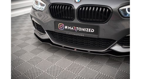 Splitter BMW 1 F20 F21 Facelift przód v.1 M-Power Gloss Black