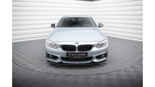 Splitter BMW 4 F32 F36 F33 M-Pack przód v.1 Gloss Black