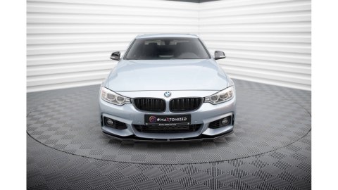 Splitter BMW 4 F32 F36 F33 M-Pack przód v.1 Gloss Black