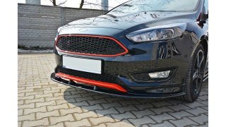 Splitter Ford Focus ST-Line III Facelift przód v.1 Gloss Black