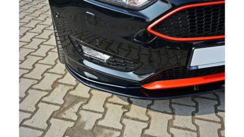 Splitter Ford Focus ST-Line III Facelift przód v.1 Gloss Black