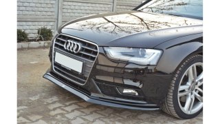 Splitter Audi A4 B8 Facelift przód v.2 Gloss Black