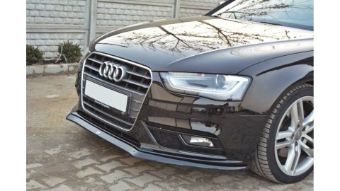 Splitter Audi A4 B8 Facelift przód v.2 Gloss Black