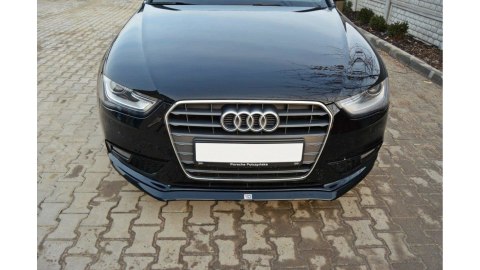 Splitter Audi A4 B8 Facelift przód v.2 Gloss Black