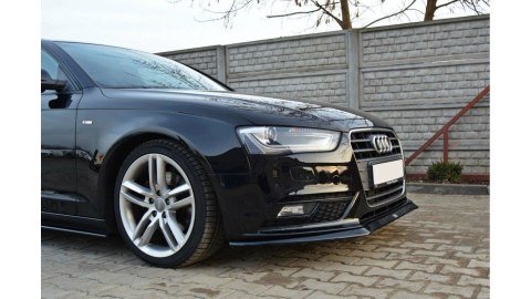 Splitter Audi A4 B8 Facelift przód v.2 Gloss Black